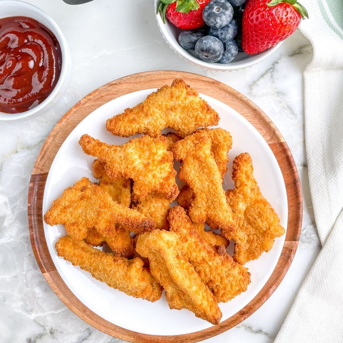 Dino Nuggets Air Fryer: Crunchy and Quick Dinosaur-Shaped Chicken Nuggets